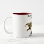 motivatie vindt u grappig t-rex mok ontwerp (Links)