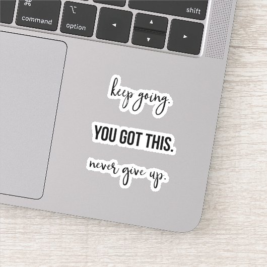 Motivatie Vinyl Decal Stickers (Detail)