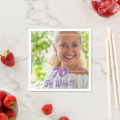 Motivatie Voeg een foto toe Zo wat 70e verjaardag Servet (Insitu)