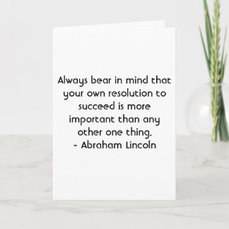Motivatie voor Spanje - Abraham Lincoln Kaart