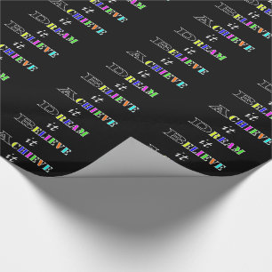 Motivatie voorstellingen en geloof cadeaupapier