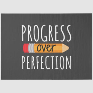 Motivatie vooruitgang bij de perfectie tissuepapier