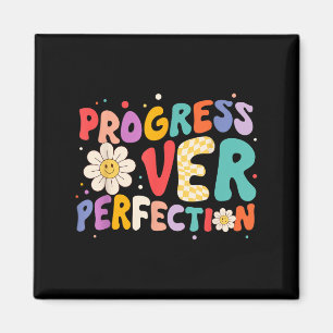 Motivatie vooruitgang over perfectie leraar terug magneet