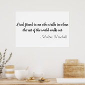 ❤ motivatie vrienden ❤ poster (Keuken)