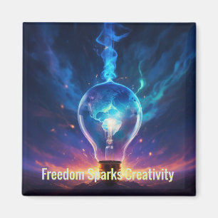 Motivatie vrijheid zorgt voor creativiteit magneet