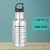 Motivatie waterfles waterfles 