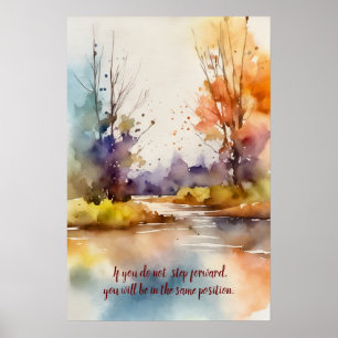 Motivatie Waterverf Wall Art Poster 37