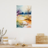 Motivatie Waterverf Wall Art Poster 38 (Keuken)