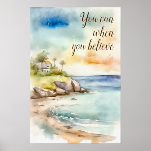 Motivatie Waterverf Wall Art Poster 5