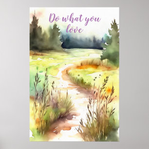 Motivatie Waterverf Wall Art Poster 67