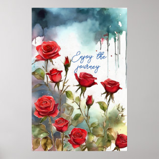 Motivatie Waterverf Wall Art Poster 74