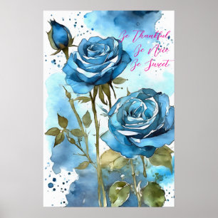 Motivatie Waterverf Wall Art Poster 78