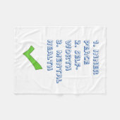 Motivatie Wellness Fleece Blanket Deken (Voorkant (Horizontaal))