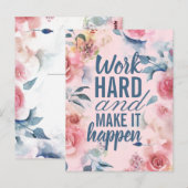 Motivatie werk Vrij Briefkaart (Voorkant / Achterkant)