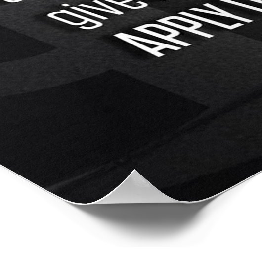 Motivatie werkresultaat poster (Hoek)