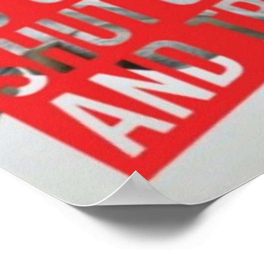 Motivatie werkresultaat poster (Hoek)