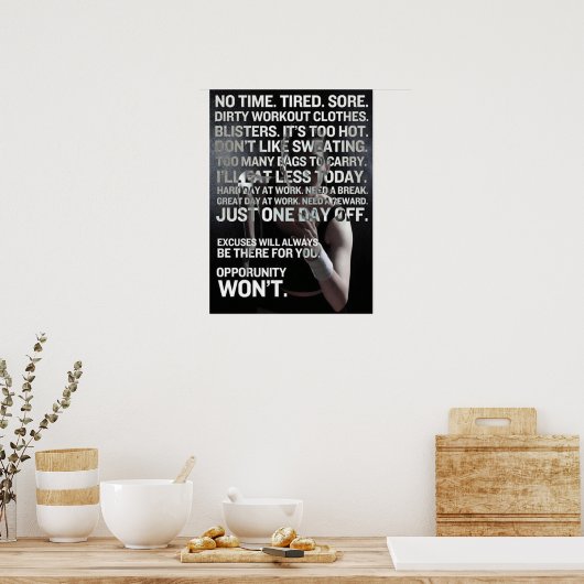 Motivatie werkresultaat poster (Keuken)