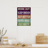 Motivatie werkresultaat poster (Keuken)