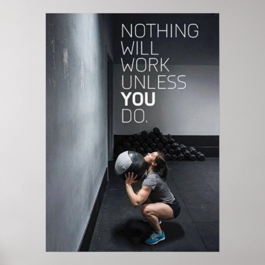 Motivatie werkresultaat poster (Voorkant)