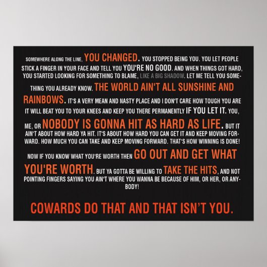 Motivatie werkresultaat poster (Voorkant)