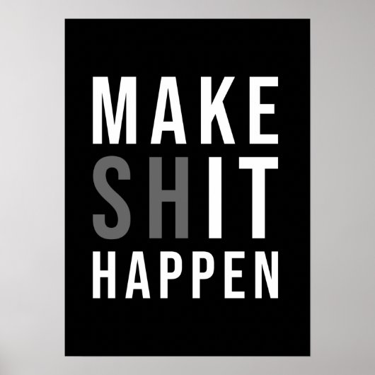 Motivatie werkresultaat poster (Voorkant)