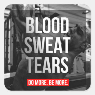 Motivatie werkresultaat vierkante sticker