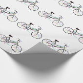 Motivatie woord voor fiets, fietsliefhebbers cadeaupapier (Hoek)