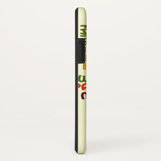 Motivatie woorden #1 positieve houding Case-Mate iPhone case (Achterkant / rechts)