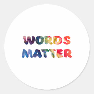 Motivatie woorden Sticker
