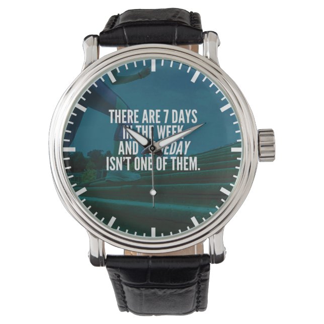 Motivatie woorden van de lopende oefening horloge (Voorkant)