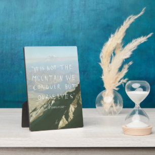 Motivatie woorden - verover jezelf fotoplaat