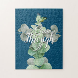 Motivatie woorden Waterverf Eucalyptus Butterfly Legpuzzel