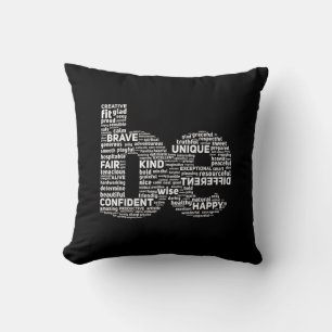 Motivatie Word Cloud Sierkussen