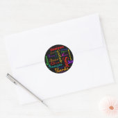 Motivatie Word Collage Stickers (Envelop)