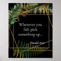 Motivatie zin voor klaslokaal of kantoor poster