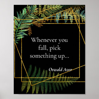 Motivatie zin voor klaslokaal of kantoor poster