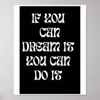 Motivatie Zwart-Wit Amsterdam Art Poster
