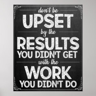Motivatie zwart-witleslokaal Poster
