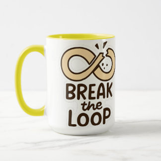 Motivatiebeker 'Break the Loop' Keramiek Mok