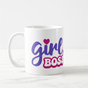 Motivatiebeker 'Girl Boss' voor vrouwen ondernemer Koffiemok