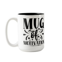 Motivatiebeker, grappige quote koffiebeker