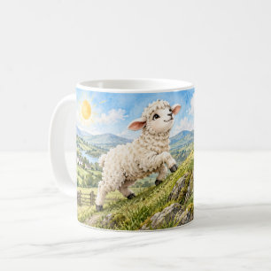 Motivatiebeker voor schapenliefhebbers koffiemok