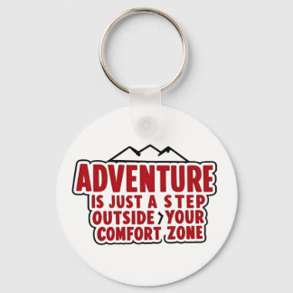 Motivatiegeschenk voor ontdekkingsreizigers avontu sleutelhanger