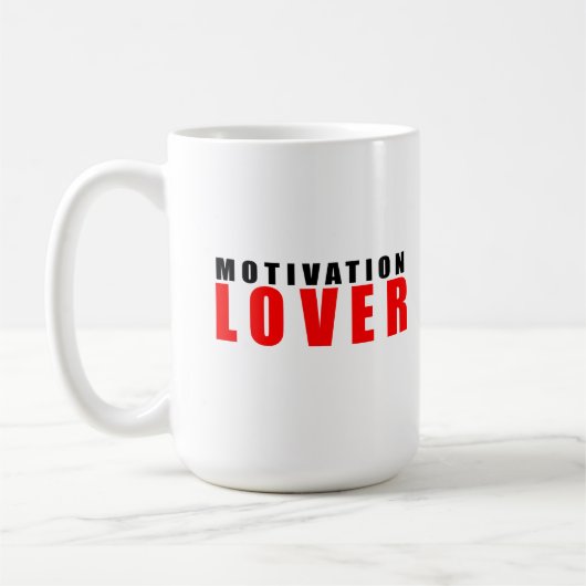 Motivatieliefhebber Koffiemok (Links)