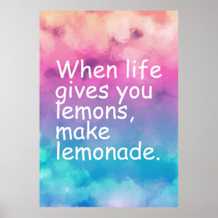 Motivatieposter met citaat poster