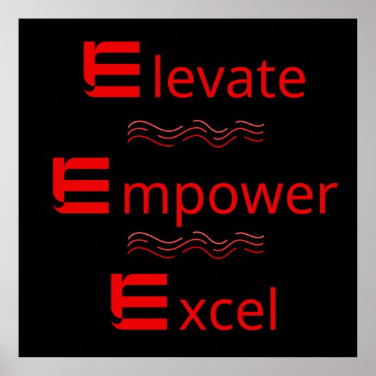 Motivatieposter Poster (Voorkant)