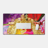 Motivation Abstraite Monogramme Initiale F Glamour (Clavier et souris)
