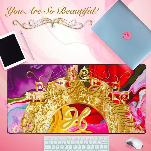 Motivation Abstraite Monogramme Initiale H Glamour