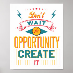 Motivation amusante Inspiration Dire Mur Poster