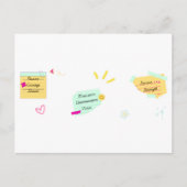 Motivation and positive vibes briefkaart (Voorkant)